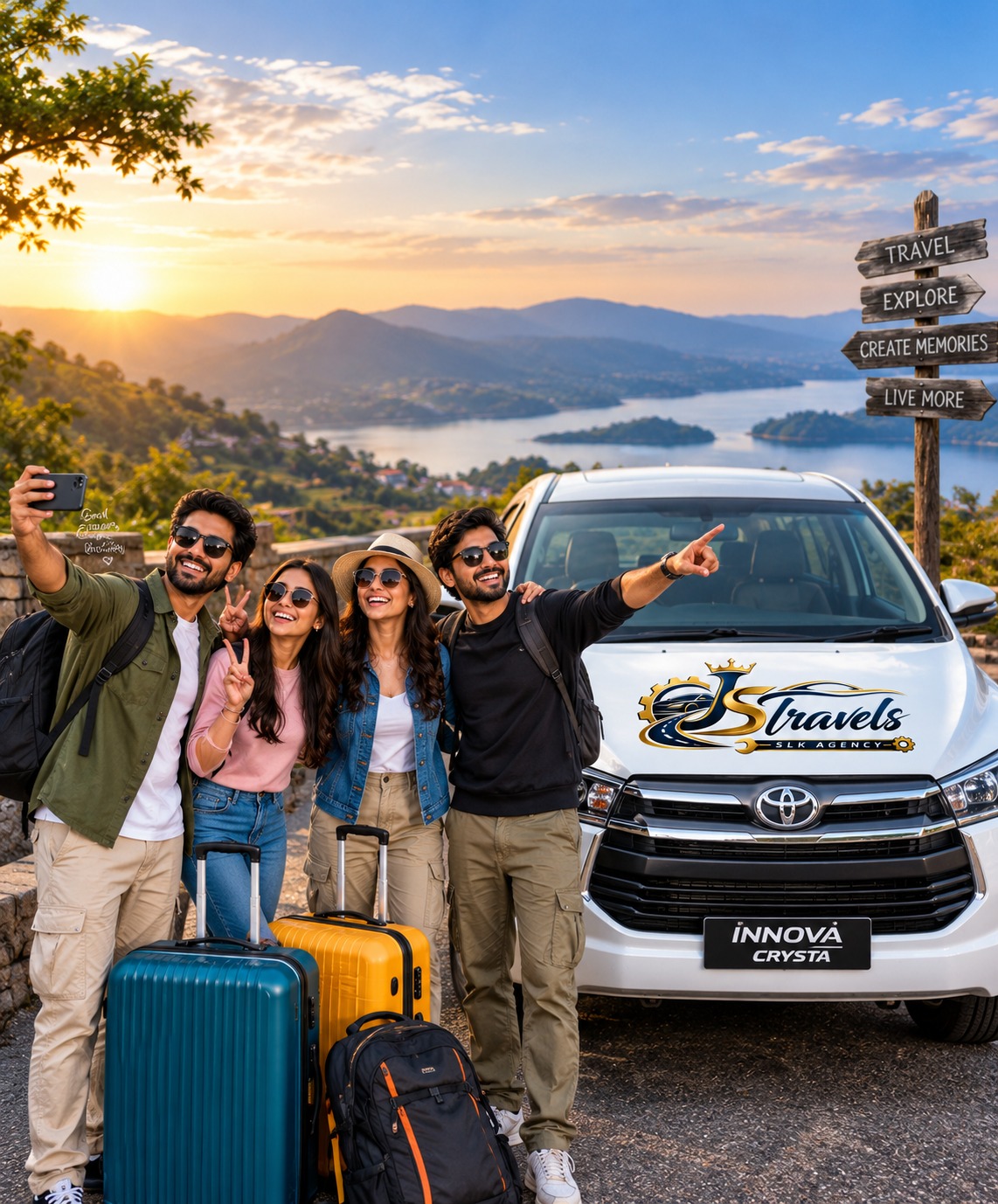 JS Travels cab booking fleet