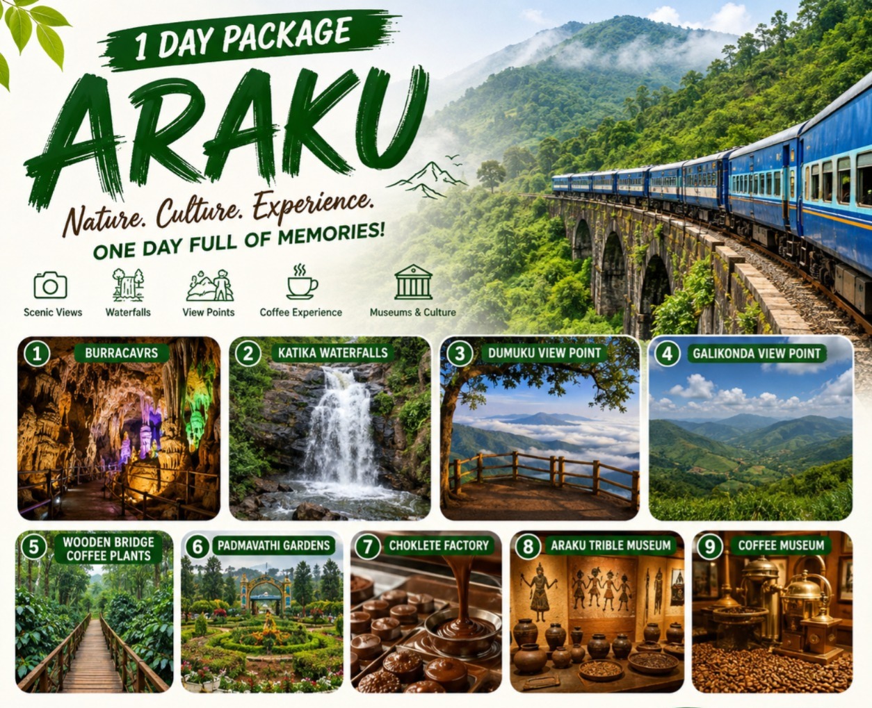 Araku — 1 Day Package