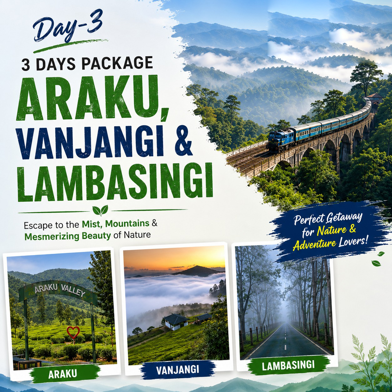 Araku — 3 Days Package